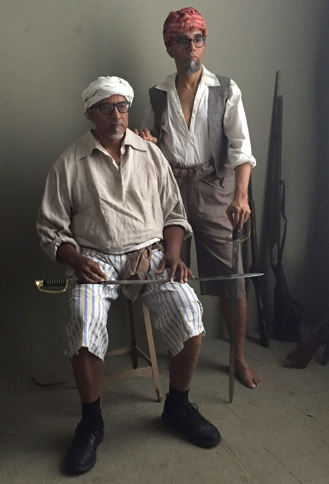 Slave Rebellion Reenactment costume prototype